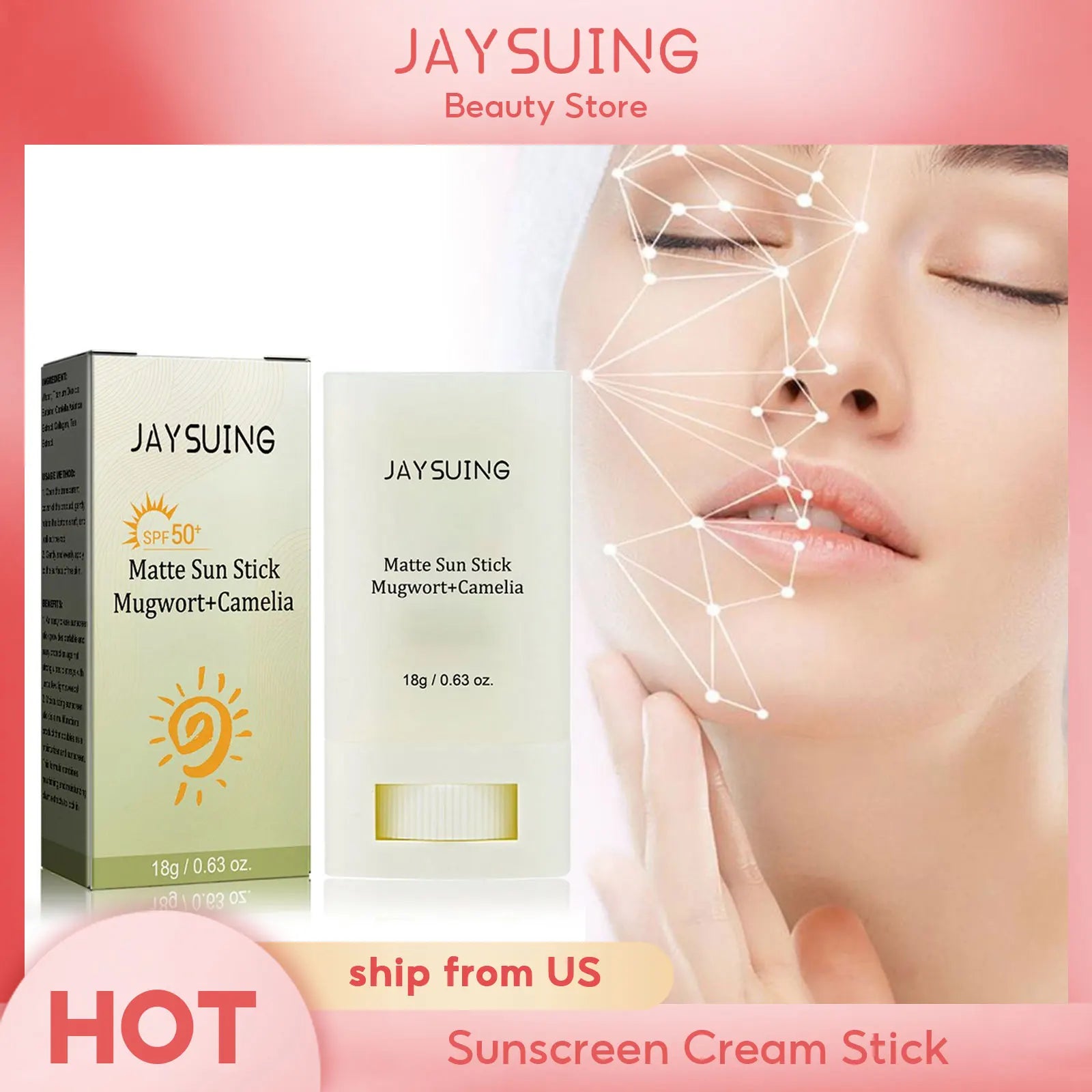 Jaysuing Matte Sunscreen Stick