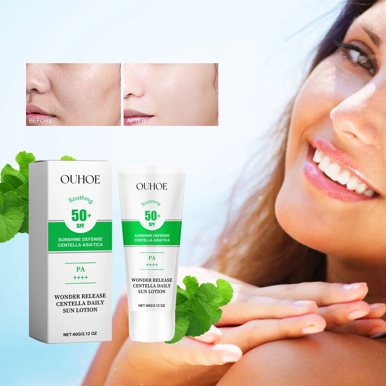 Ouhoe SPF50+ Centella UV Sunscreen Cream