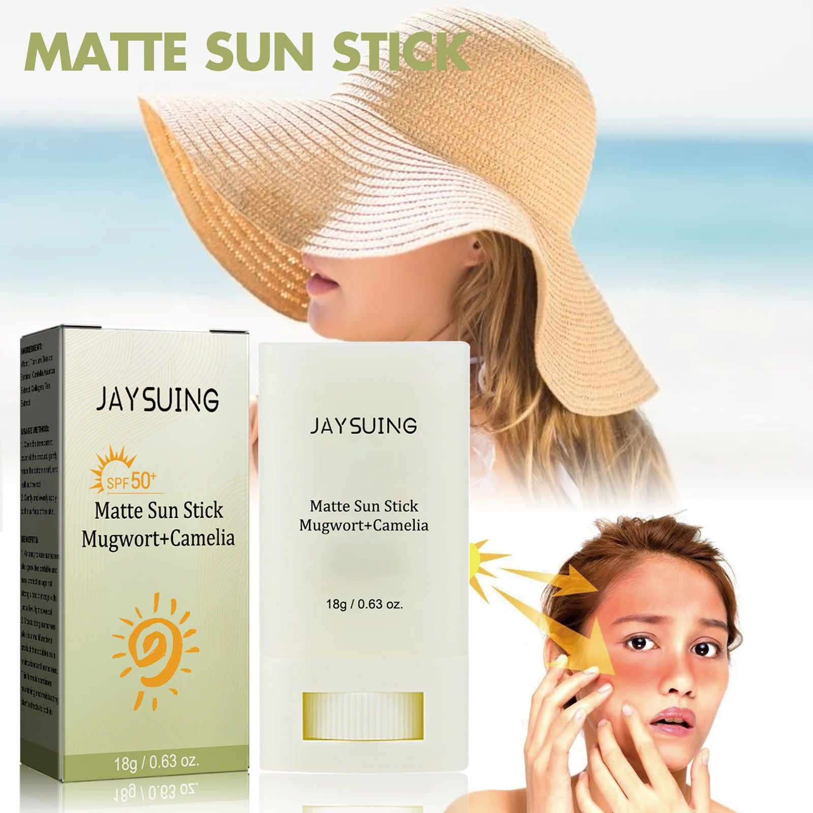 Jaysuing Matte Sunscreen Stick