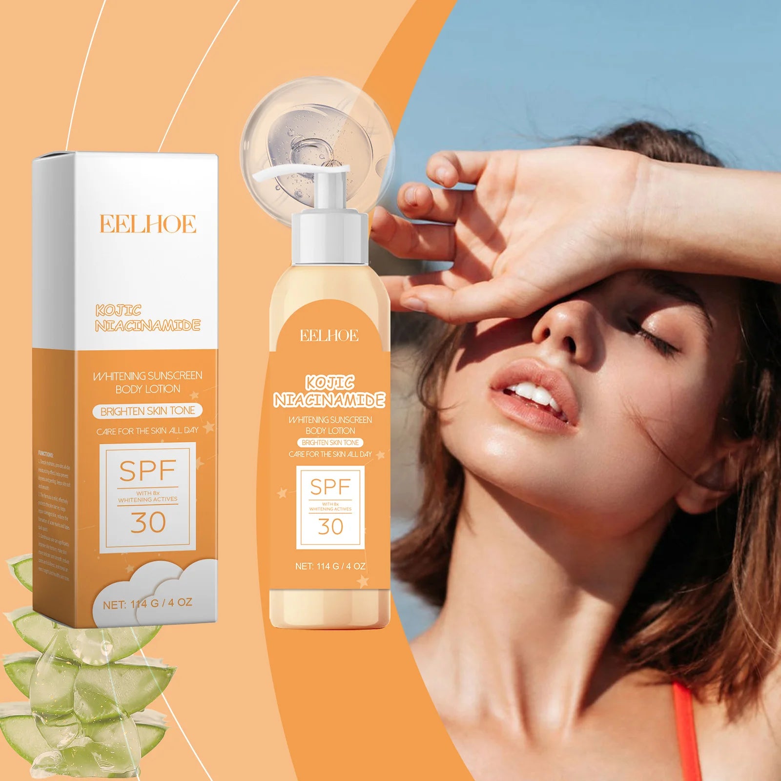 EELHOE SPF30 Sunscreen Body Lotion