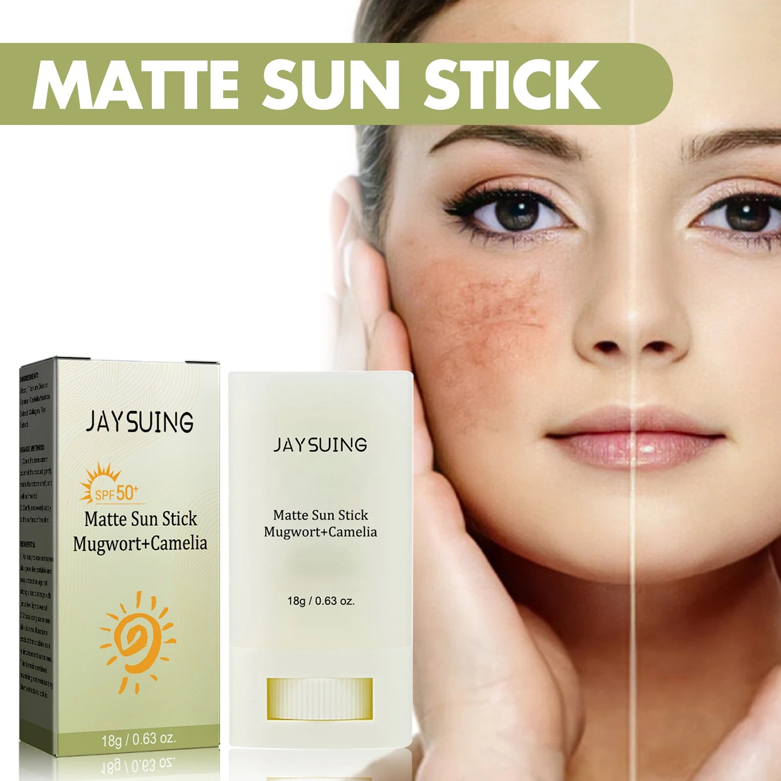 Jaysuing Matte Sunscreen Stick