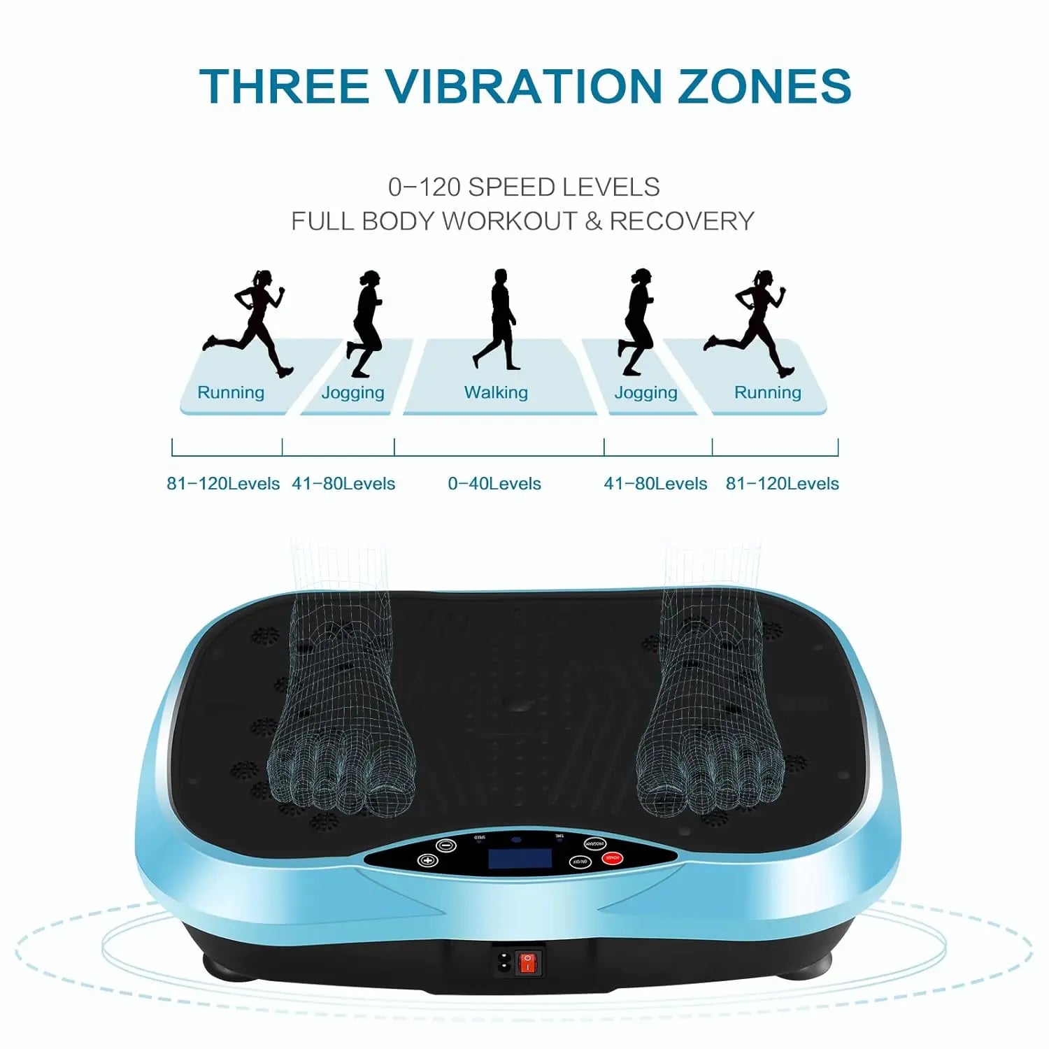 Whole Body Vibration Slimming Plate Machine