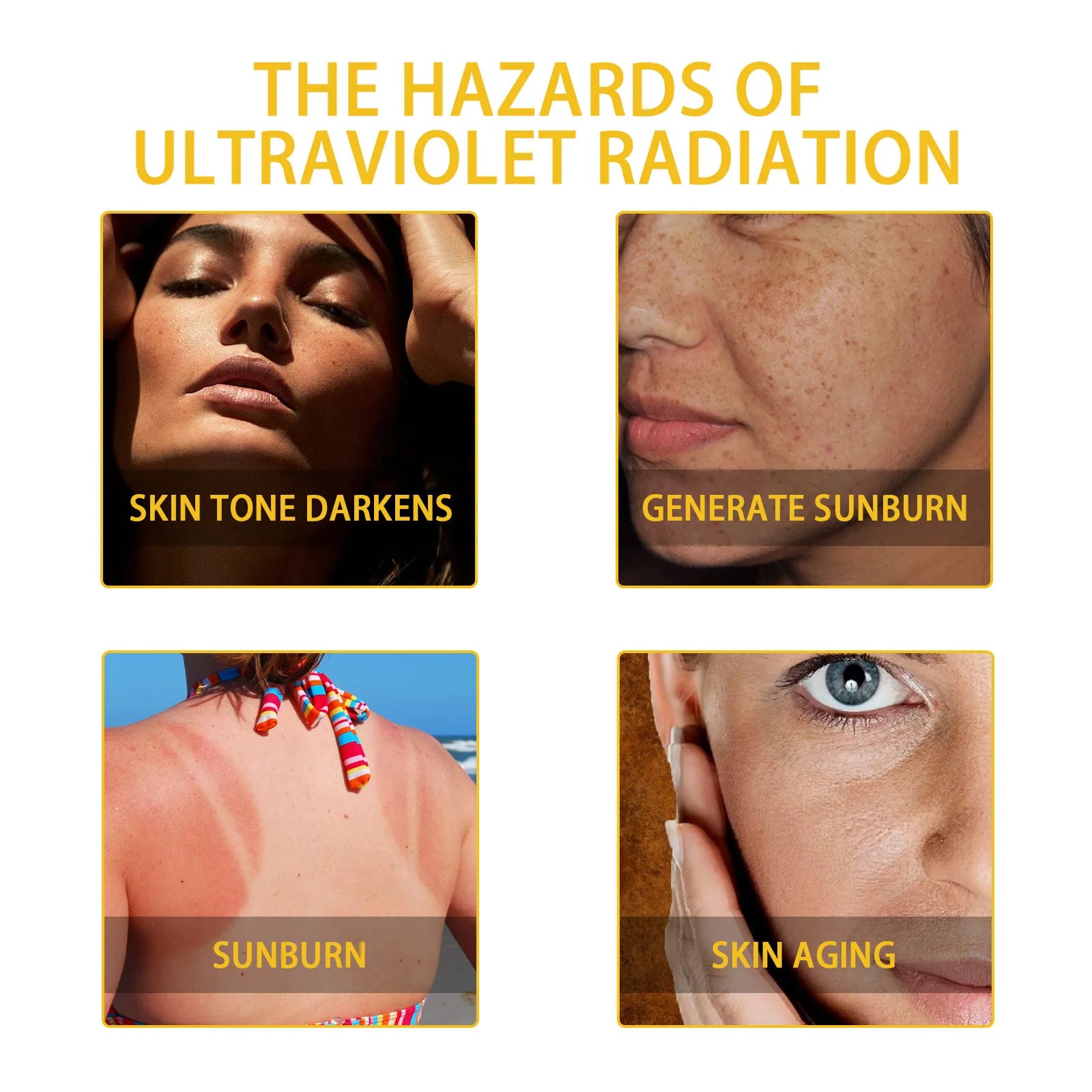 Sunscreen Cream Stick SPF 50+ UV Protective Waterproof Anti-Oxidant Sunblock