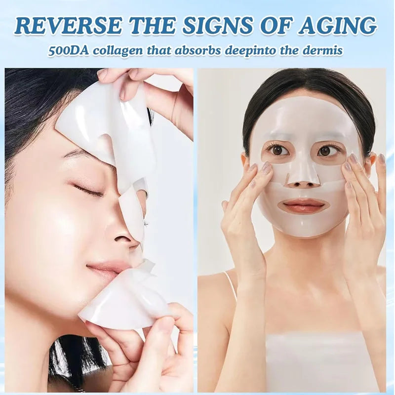 1/3/5/10PCS Bio Collagen Face MaskBio Collagen Face Mask – Anti-Aging & Firming (1/3/5/10pcs) Anti Wrinkle Fade Face Fine Line Lift Firm Skin Anti-Aging Brighten SkinCare Korean Cosmetics