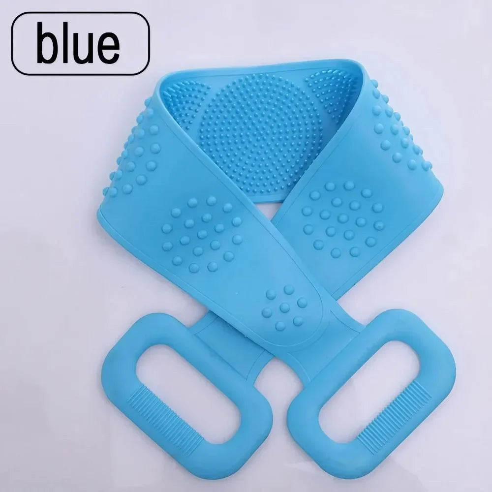 JJYY Silicone Back Scrubber Bath Towel