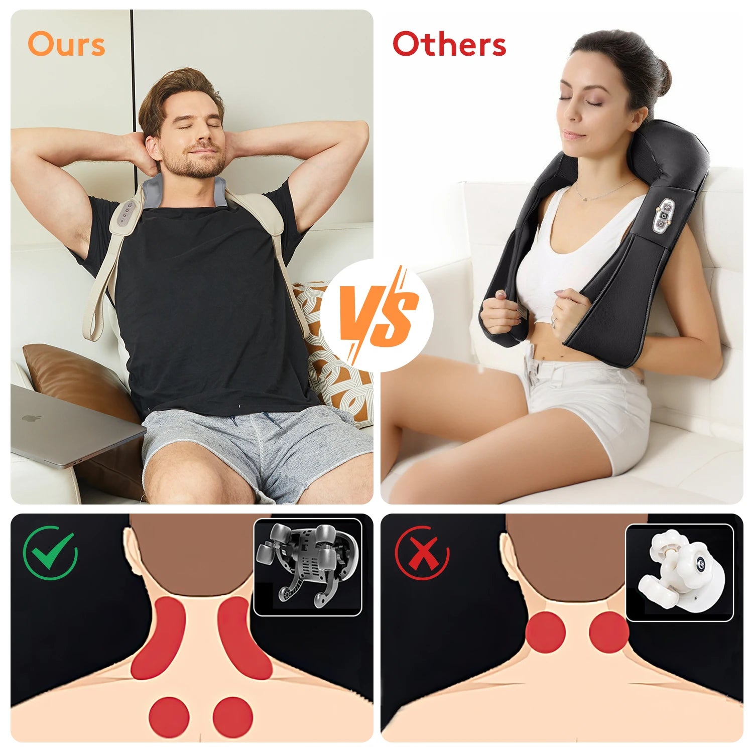 Mebak Wireless 4D Neck & Shoulder Massager