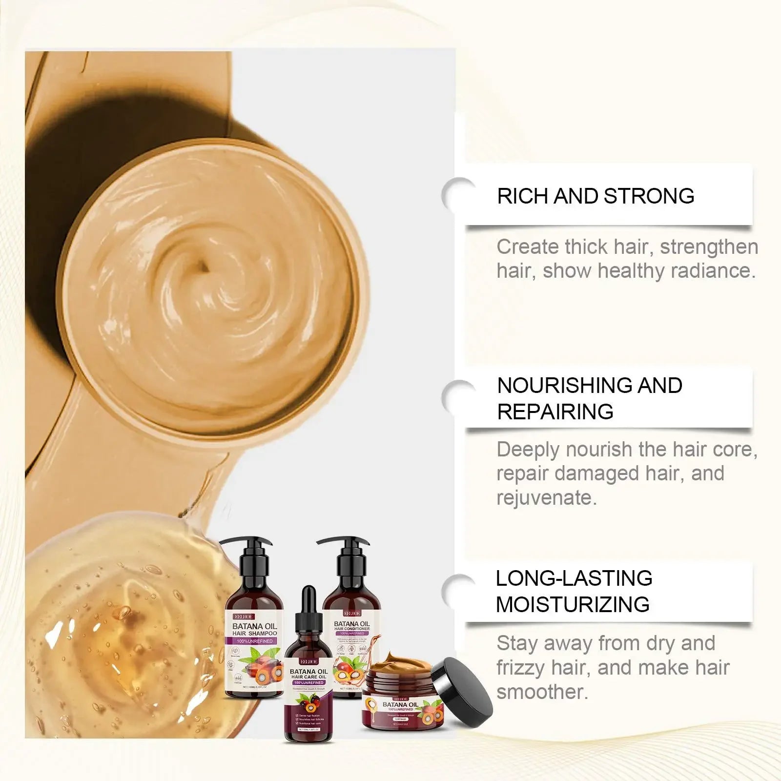 EELHOE Batana Oil Hair Care Set