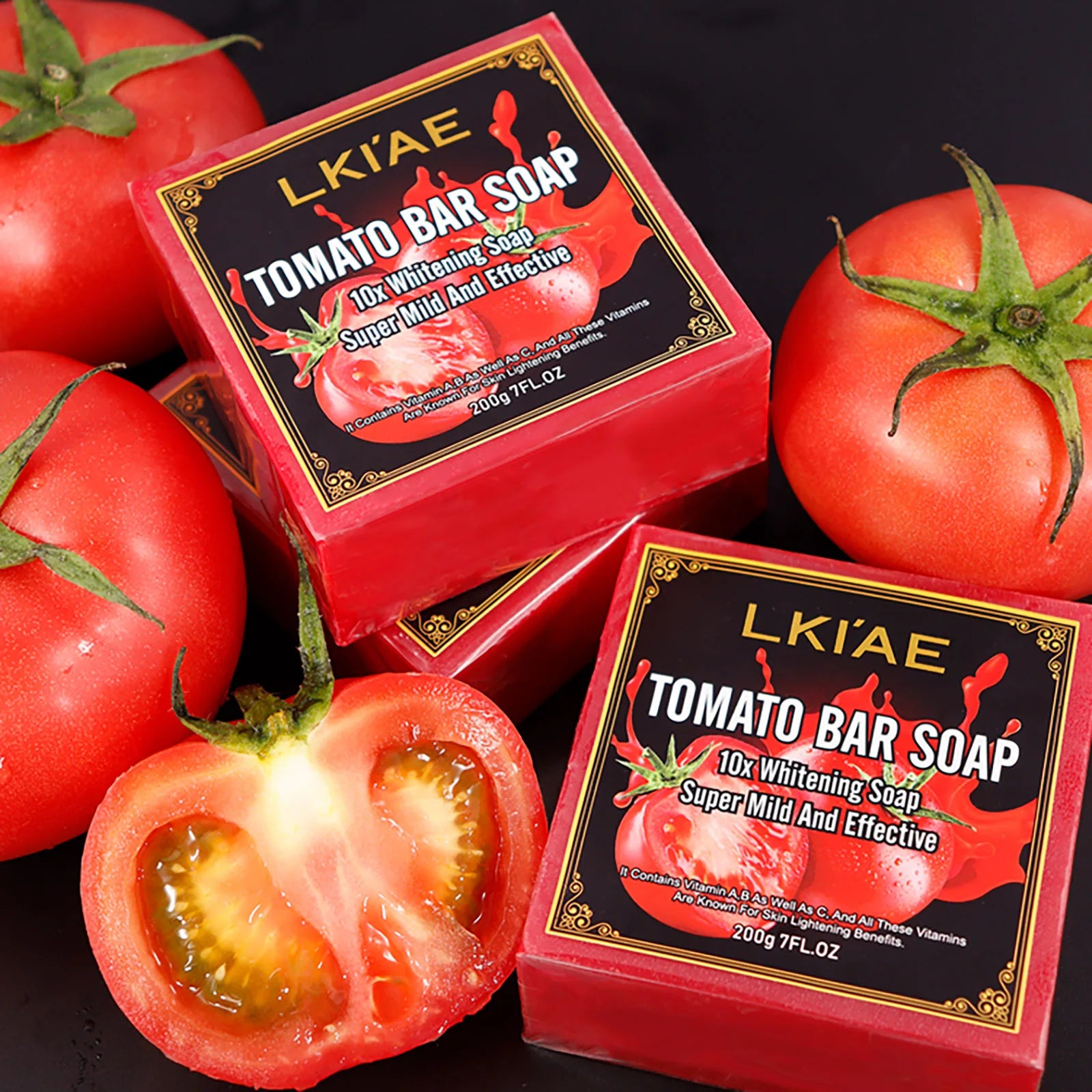 LKIAE Tomato Scented Natural Bar Soap – 200g