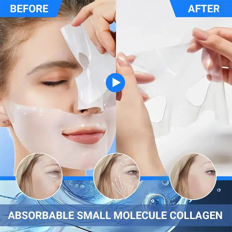 1/3/5/10PCS Bio Collagen Face MaskBio Collagen Face Mask – Anti-Aging & Firming (1/3/5/10pcs) Anti Wrinkle Fade Face Fine Line Lift Firm Skin Anti-Aging Brighten SkinCare Korean Cosmetics