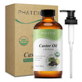 PHATOIL Organic Cold-Pressed Castor Oil (236 ml/118 ml)