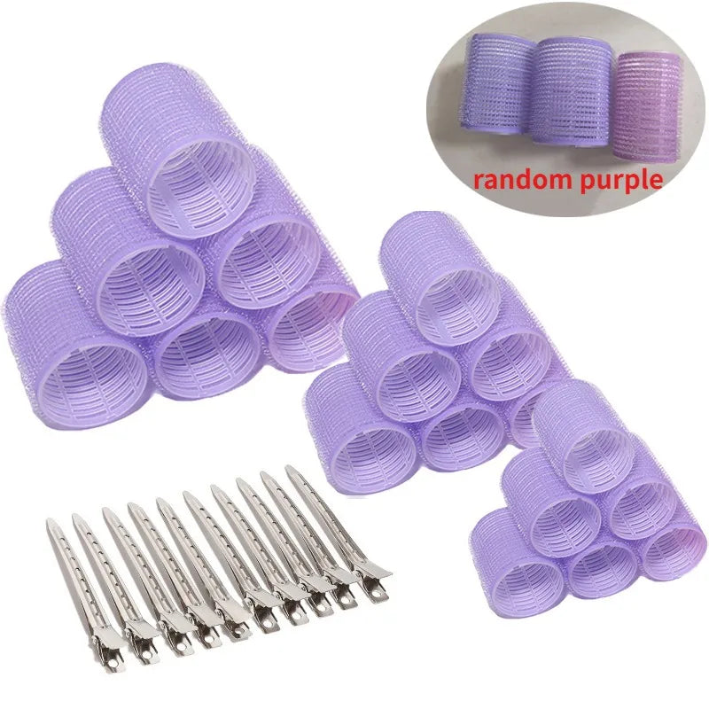 28pcs Hair Roller Set with Self Grip Curlers & Clips