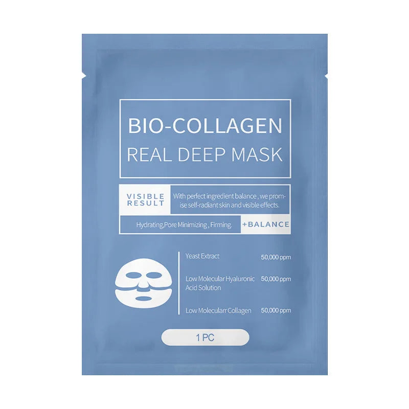 1/3/5/10PCS Bio Collagen Face MaskBio Collagen Face Mask – Anti-Aging & Firming (1/3/5/10pcs) Anti Wrinkle Fade Face Fine Line Lift Firm Skin Anti-Aging Brighten SkinCare Korean Cosmetics