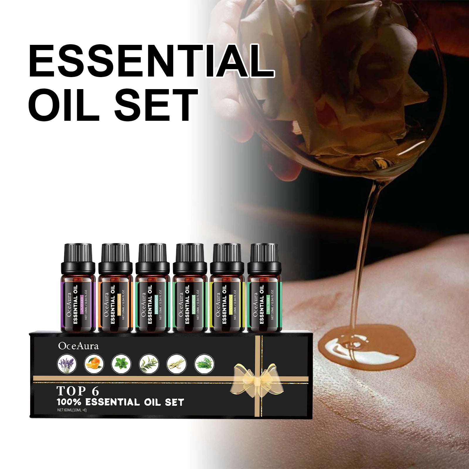 Plant Essential Oil Gift Set – Moisturizing & Relaxing