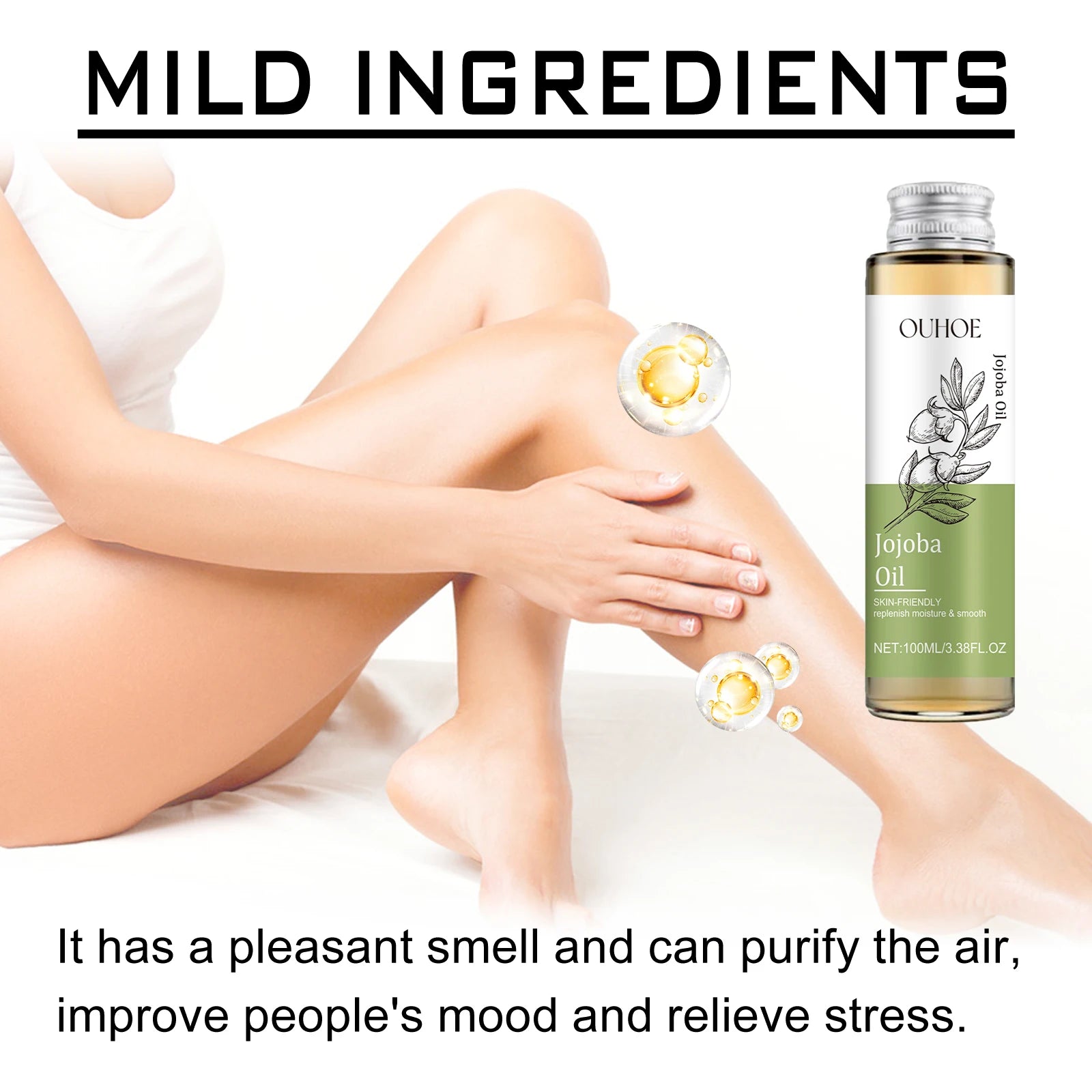 Natural Body Care Moisturizing Massage Oil