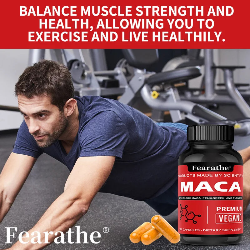 Organic Peruvian Black Maca Root Capsules