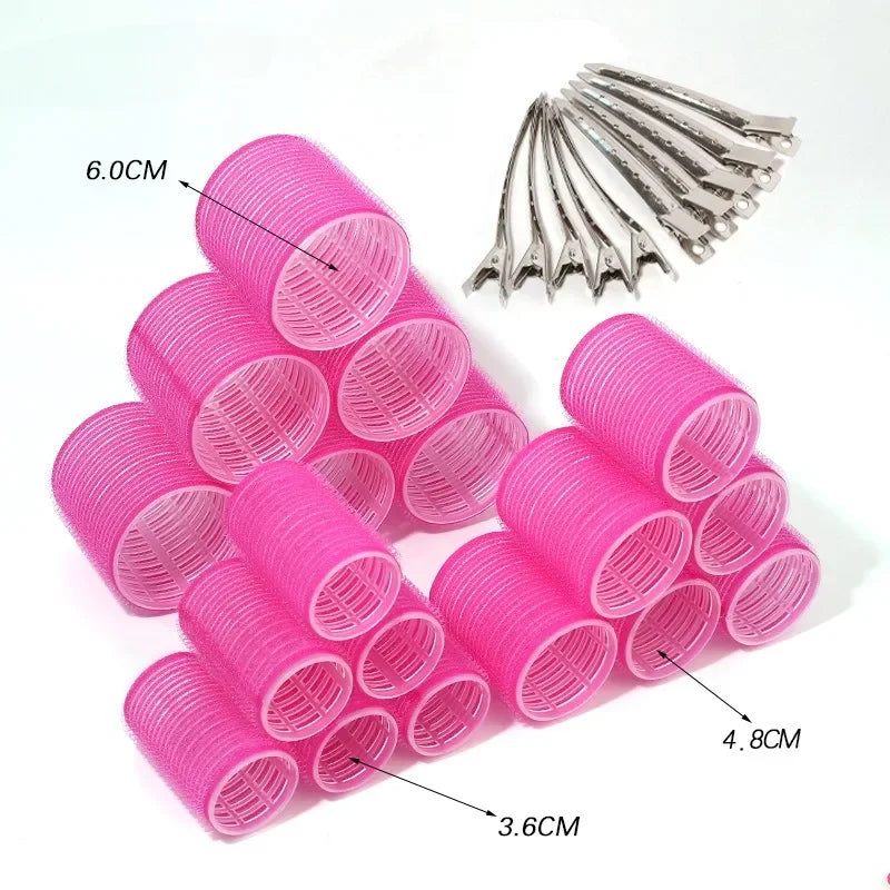 28pcs Hair Roller Set with Self Grip Curlers & Clips