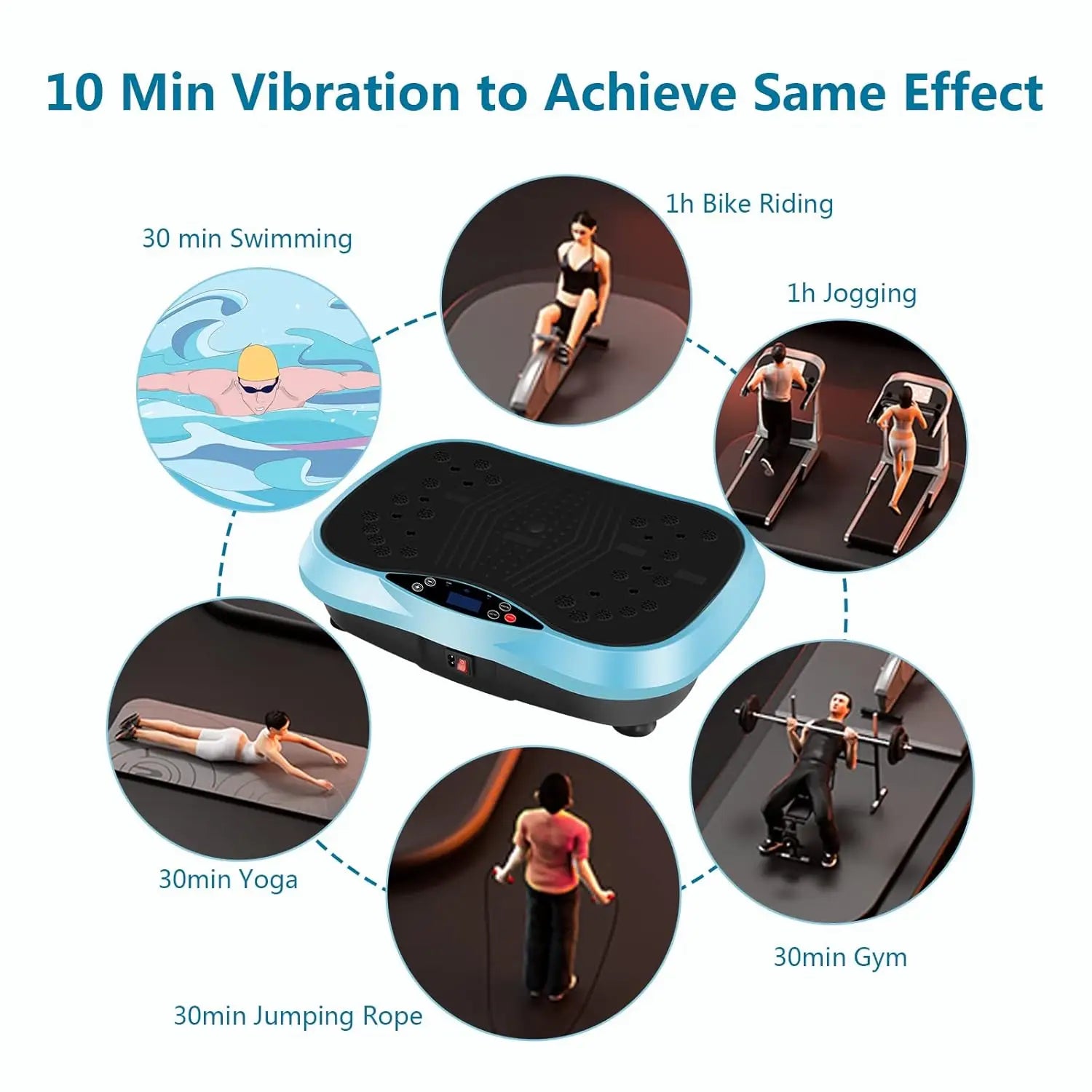 Whole Body Vibration Slimming Plate Machine