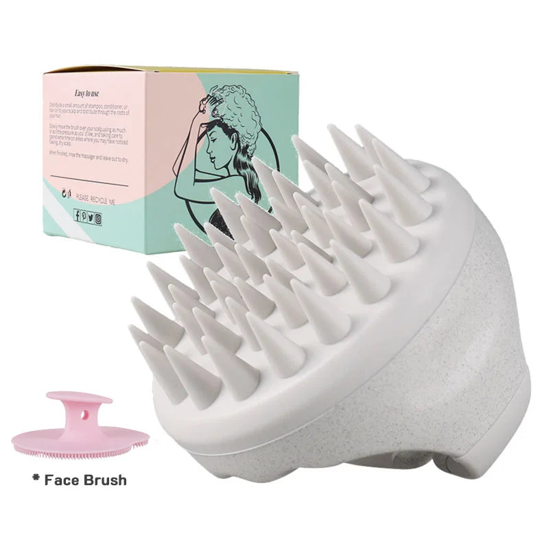Biodegradable Silicone Scalp Brush Massager