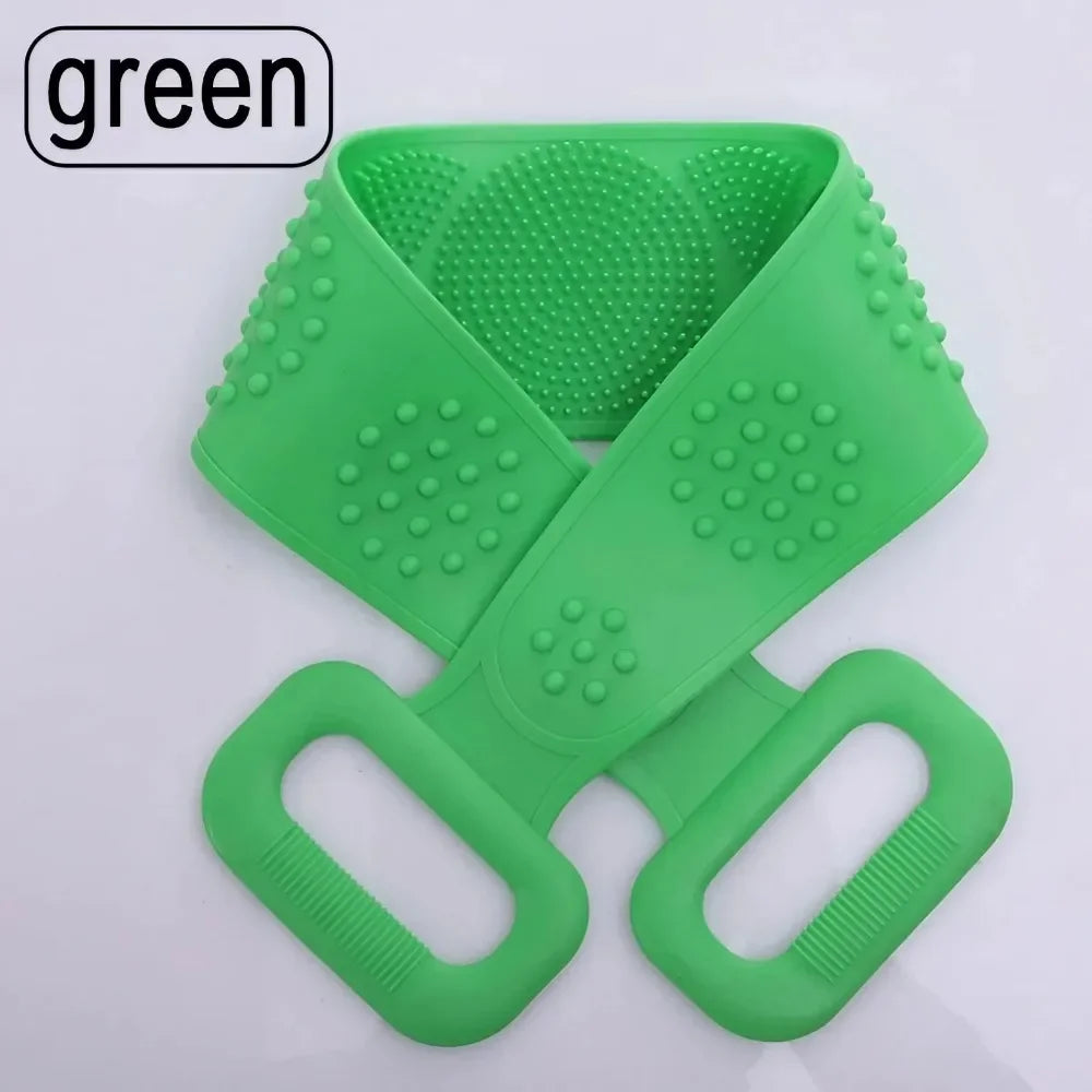 JJYY Silicone Back Scrubber Bath Towel