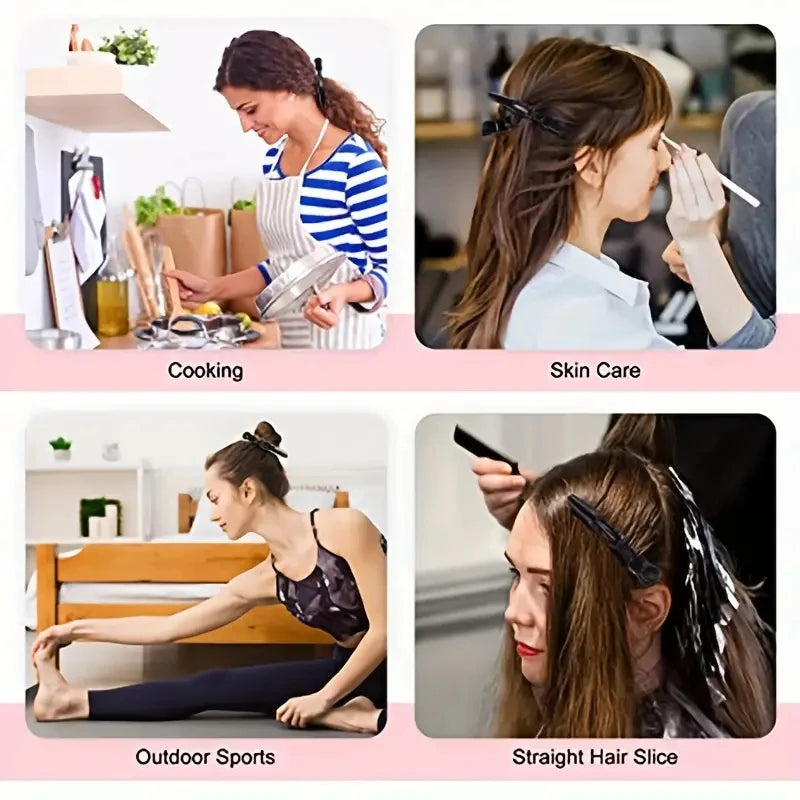 5-30pcs Alligator Hair Clips – Non-slip Plastic