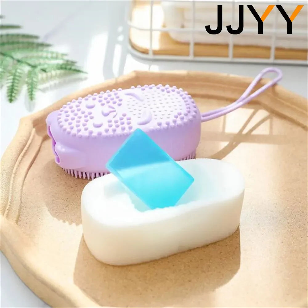 JJYY Silicone Body Scrubber Exfoliating Brush