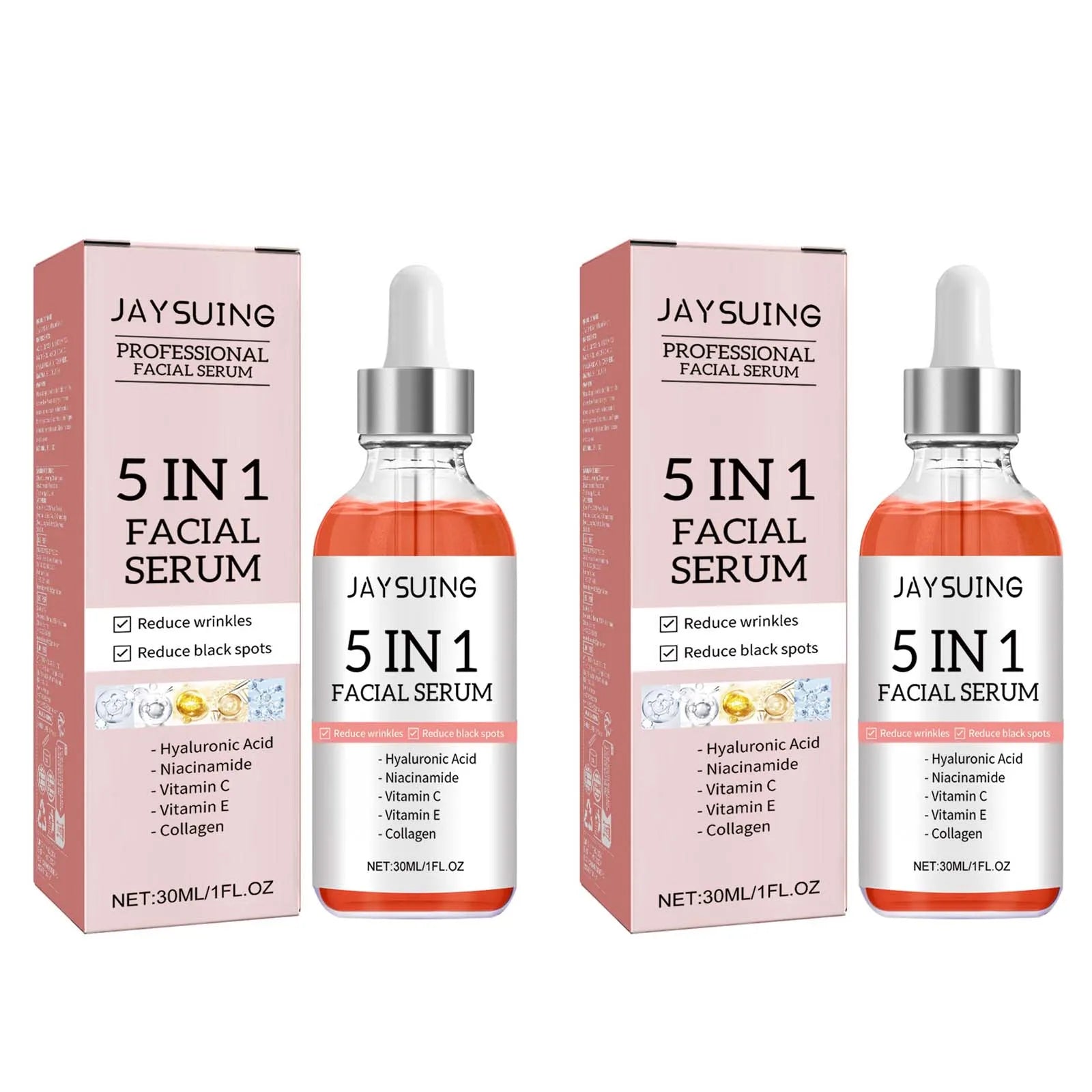 5-in-1 Vitamin C & Hyaluronic Acid Facial Serum