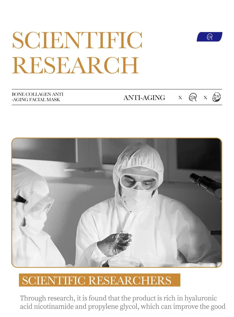 10pcs Collagen Anti-Wrinkle Face Masks