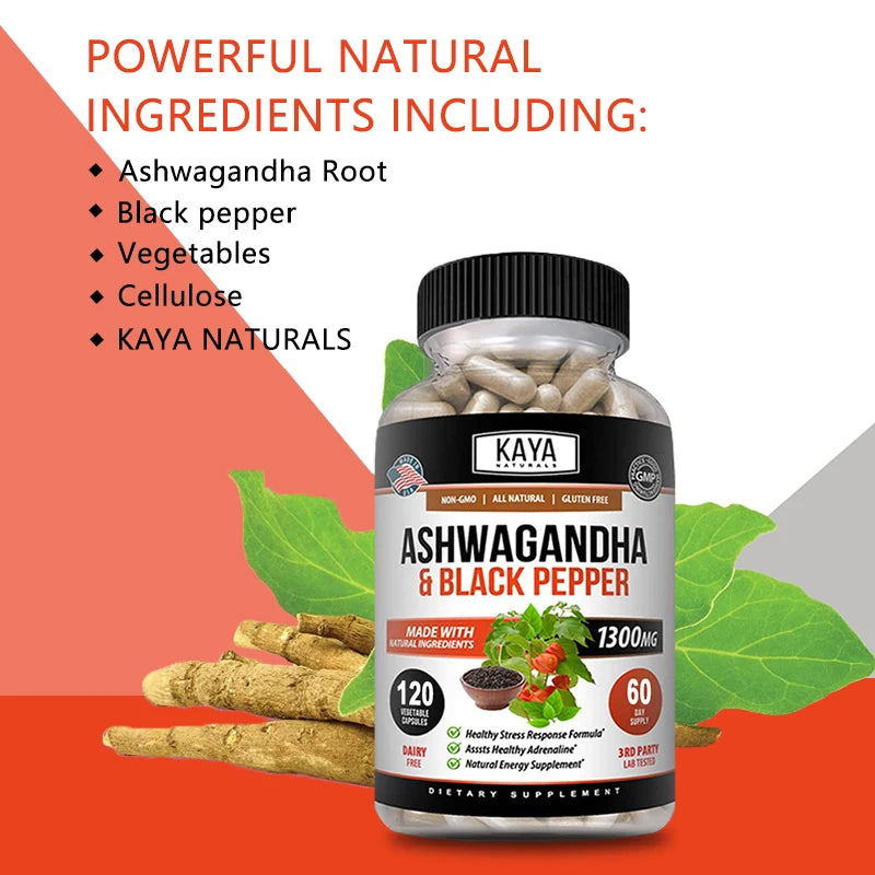 Organic Ashwagandha & Black Pepper Extract