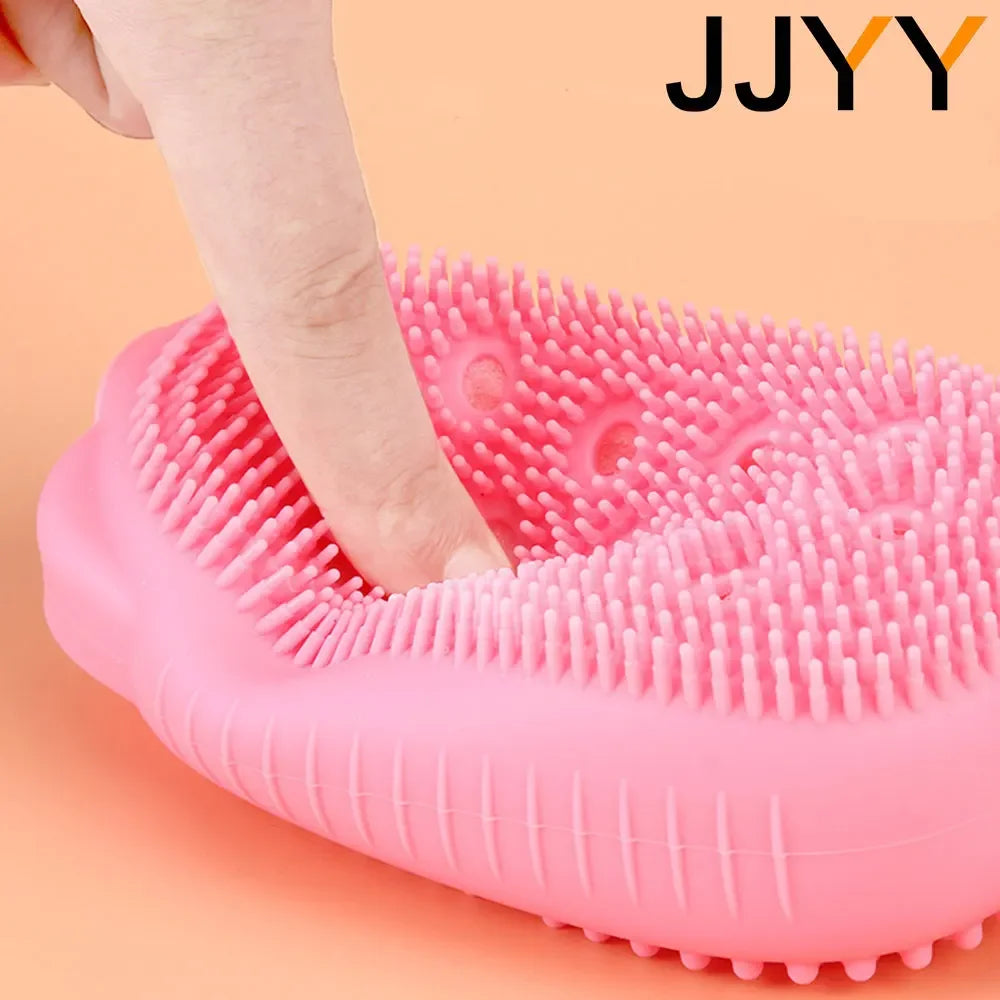 JJYY Silicone Body Scrubber Exfoliating Brush