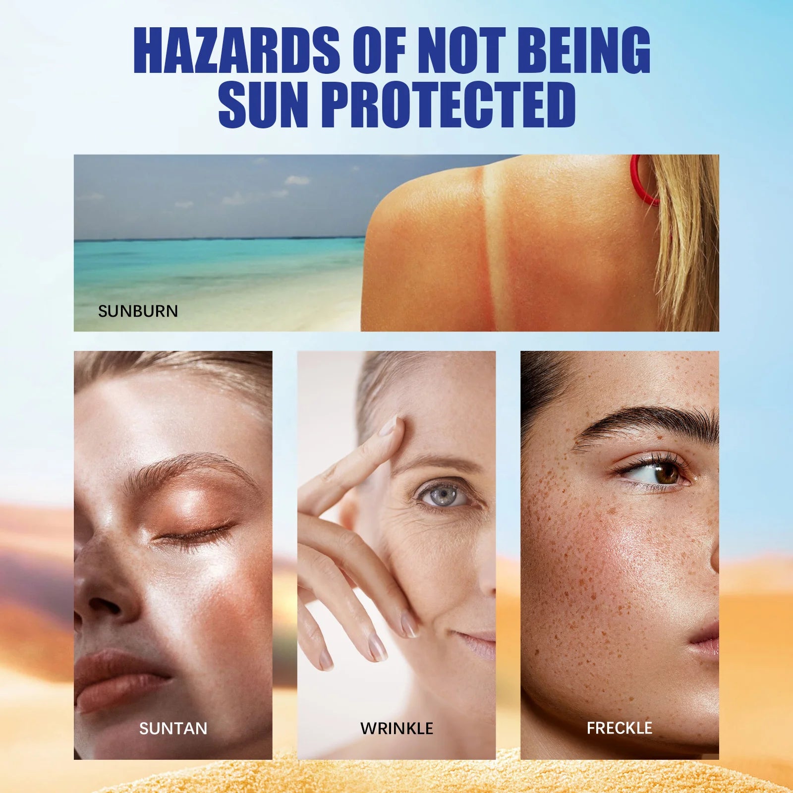 Hyaluronic Acid Sunscreen Stick SPF Moisturizing & UV Protection