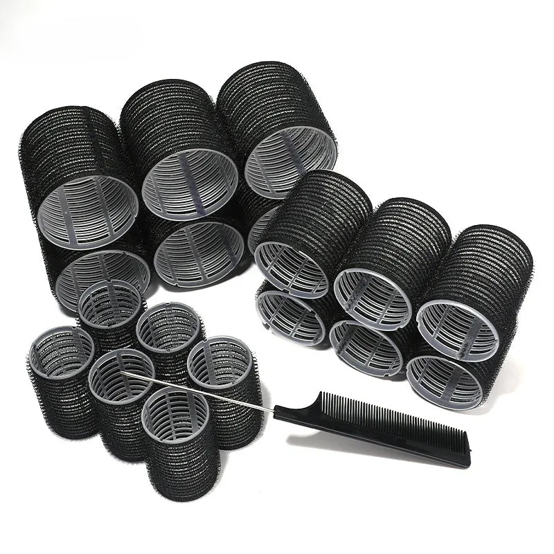 28pcs Hair Roller Set with Self Grip Curlers & Clips