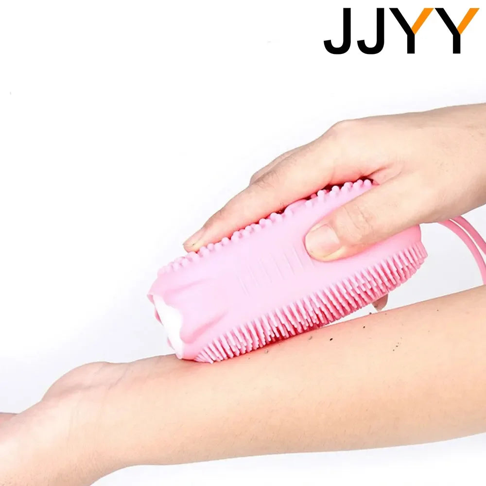JJYY Silicone Body Scrubber Exfoliating Brush