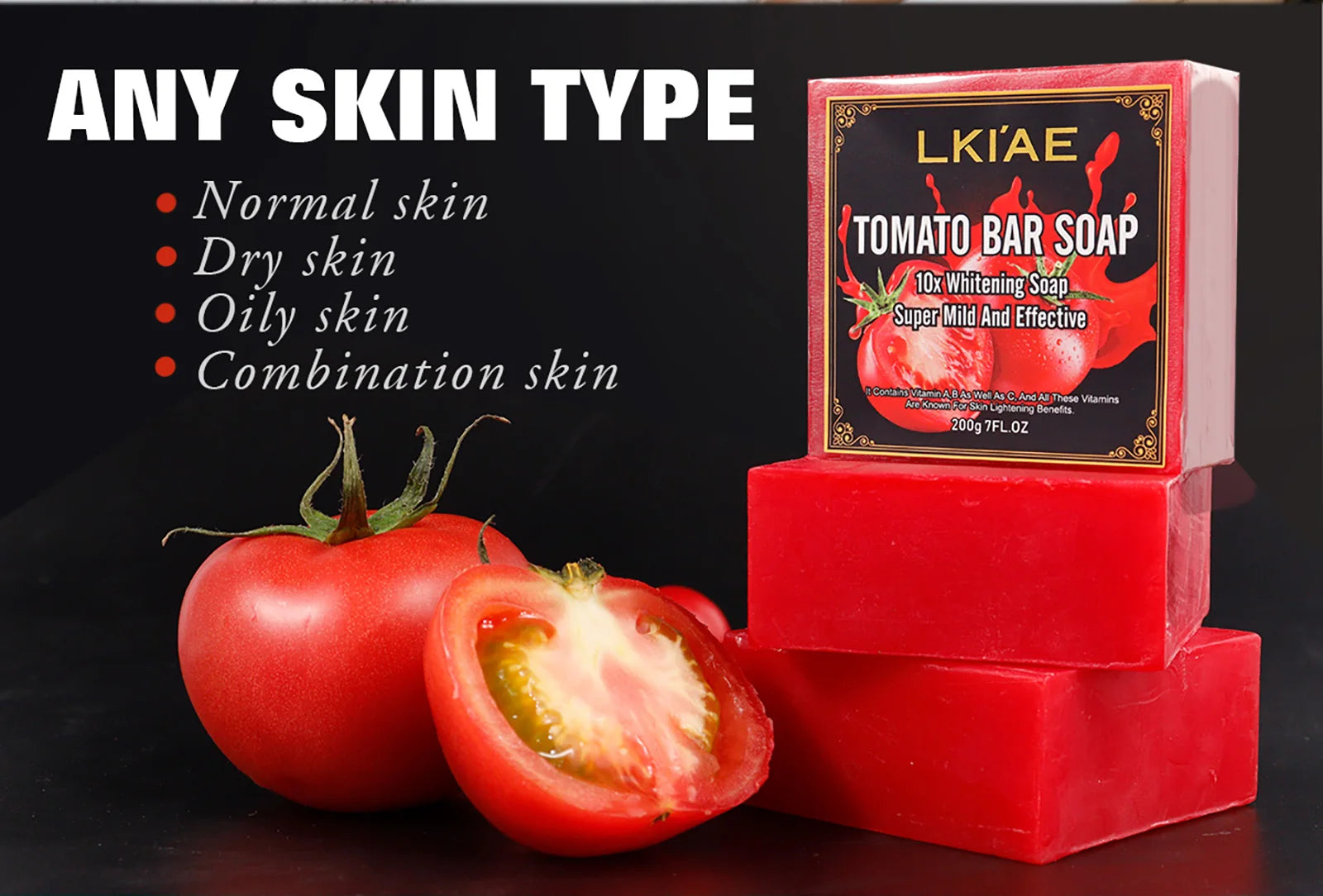 LKIAE Tomato Scented Natural Bar Soap – 200g