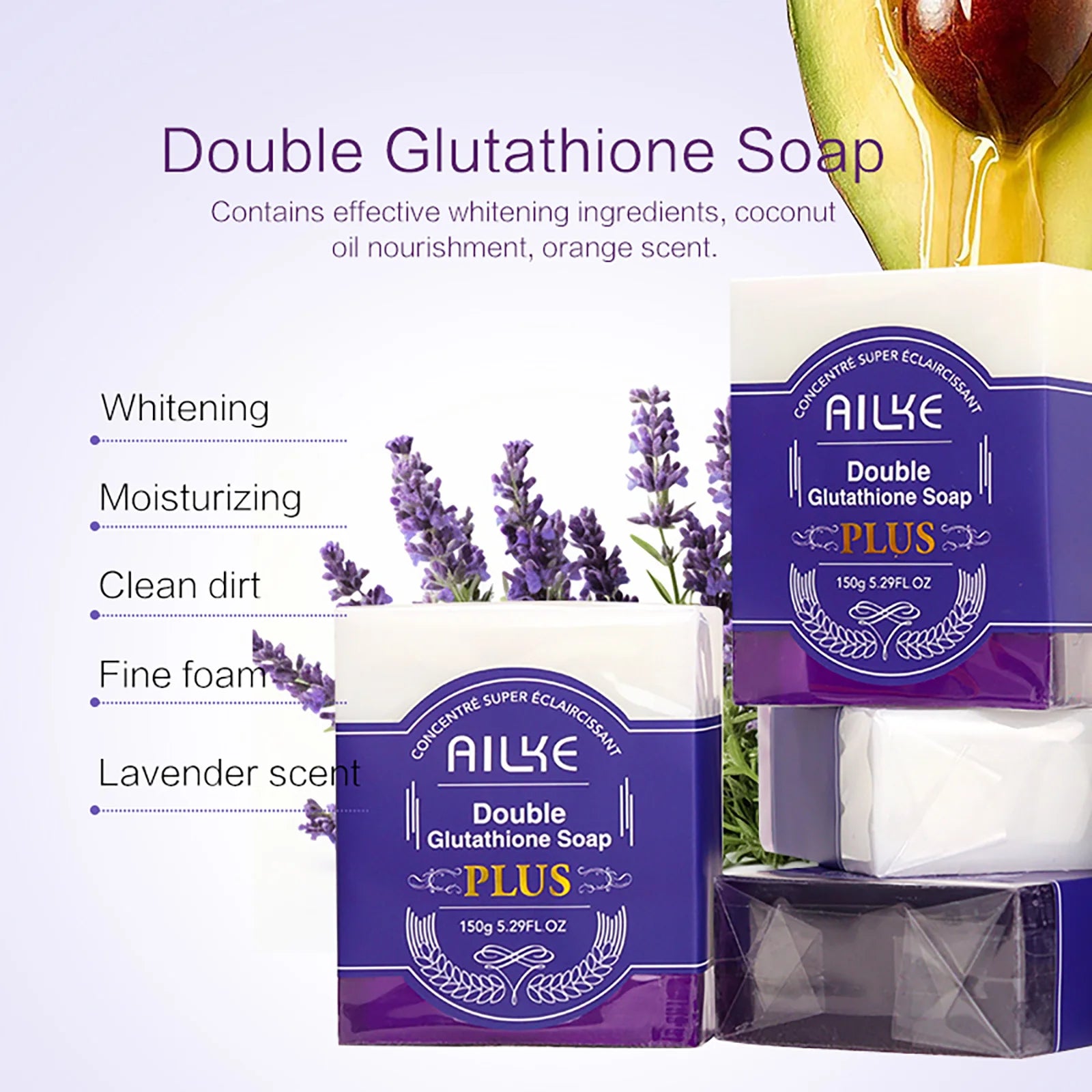 AILKE Glutathione Lightening Soap Bar