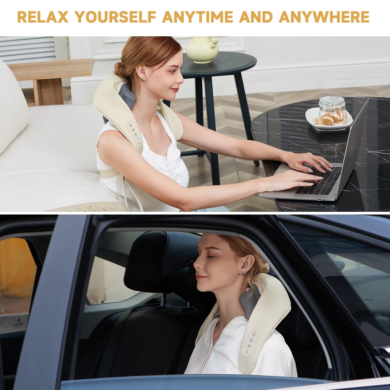 Mebak Wireless 4D Neck & Shoulder Massager