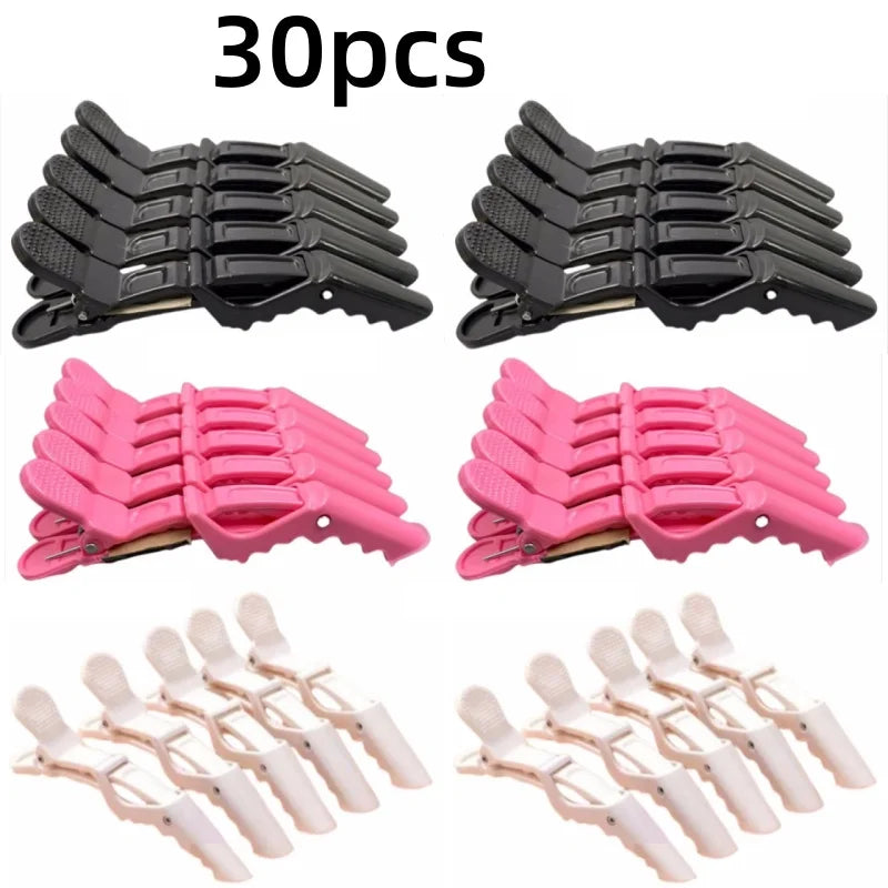 5-30pcs Alligator Hair Clips – Non-slip Plastic