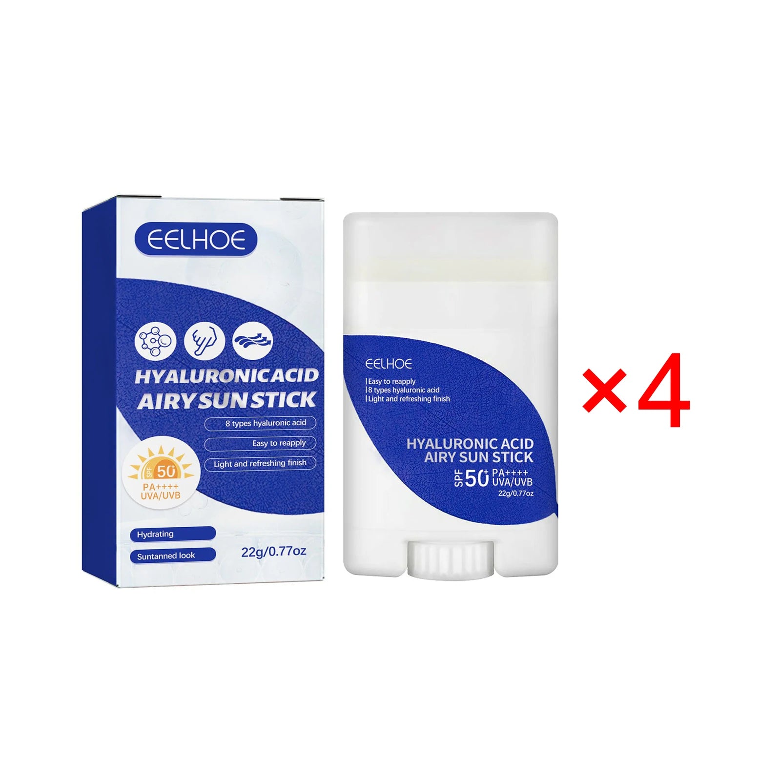 Hyaluronic Acid Sunscreen Stick SPF Moisturizing & UV Protection