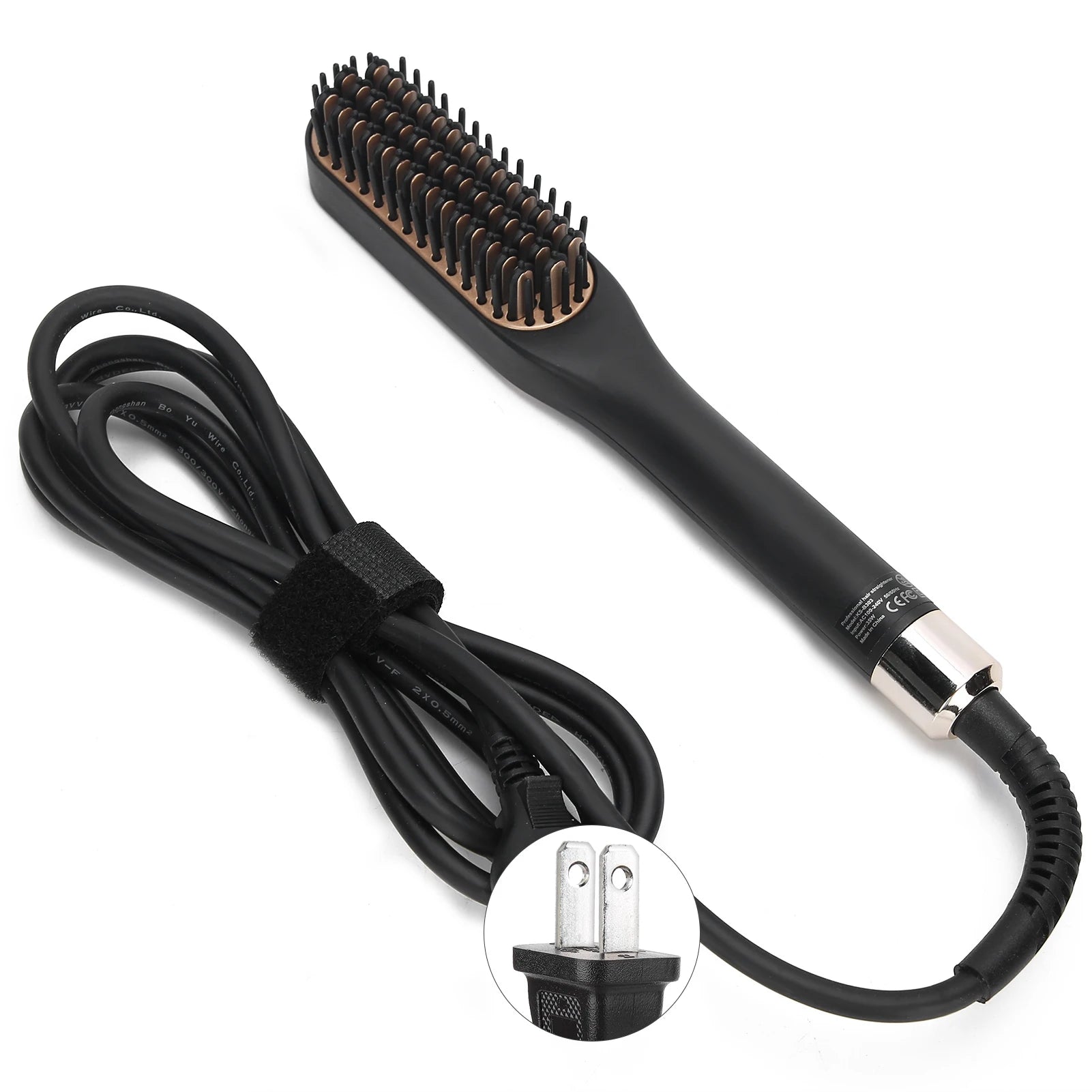 Electric Beard Straightener Brush for Men