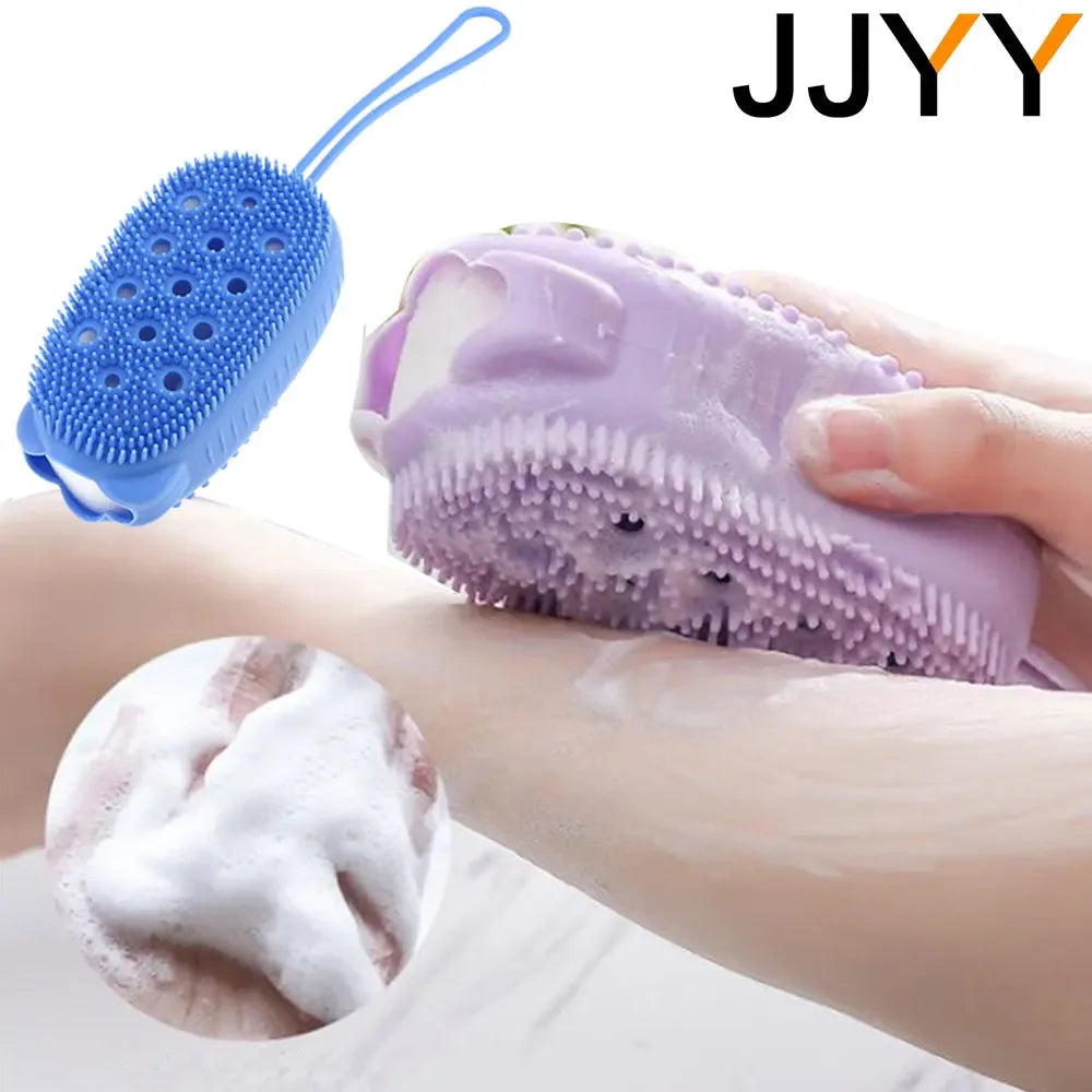 JJYY Silicone Body Scrubber Exfoliating Brush