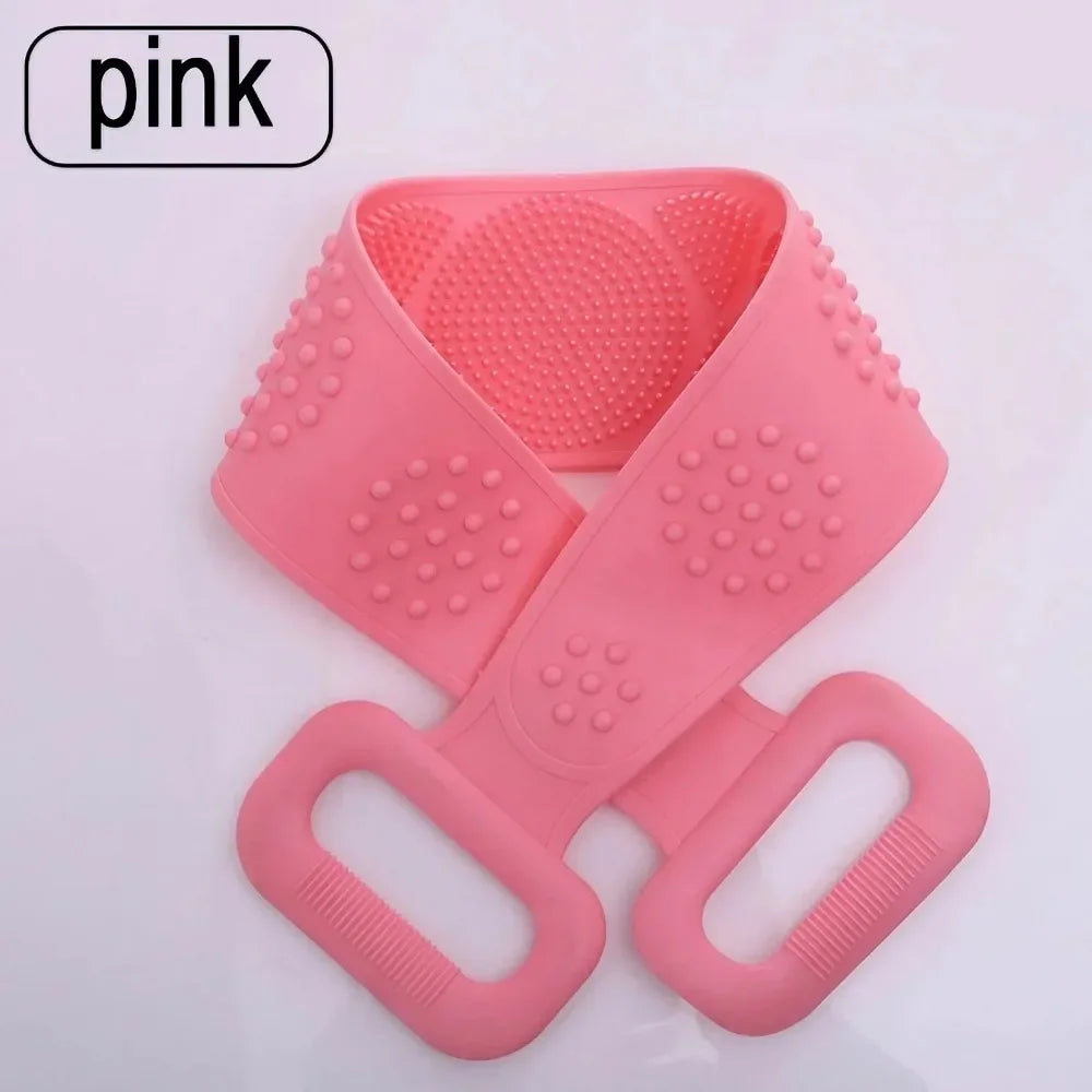 JJYY Silicone Back Scrubber Bath Towel