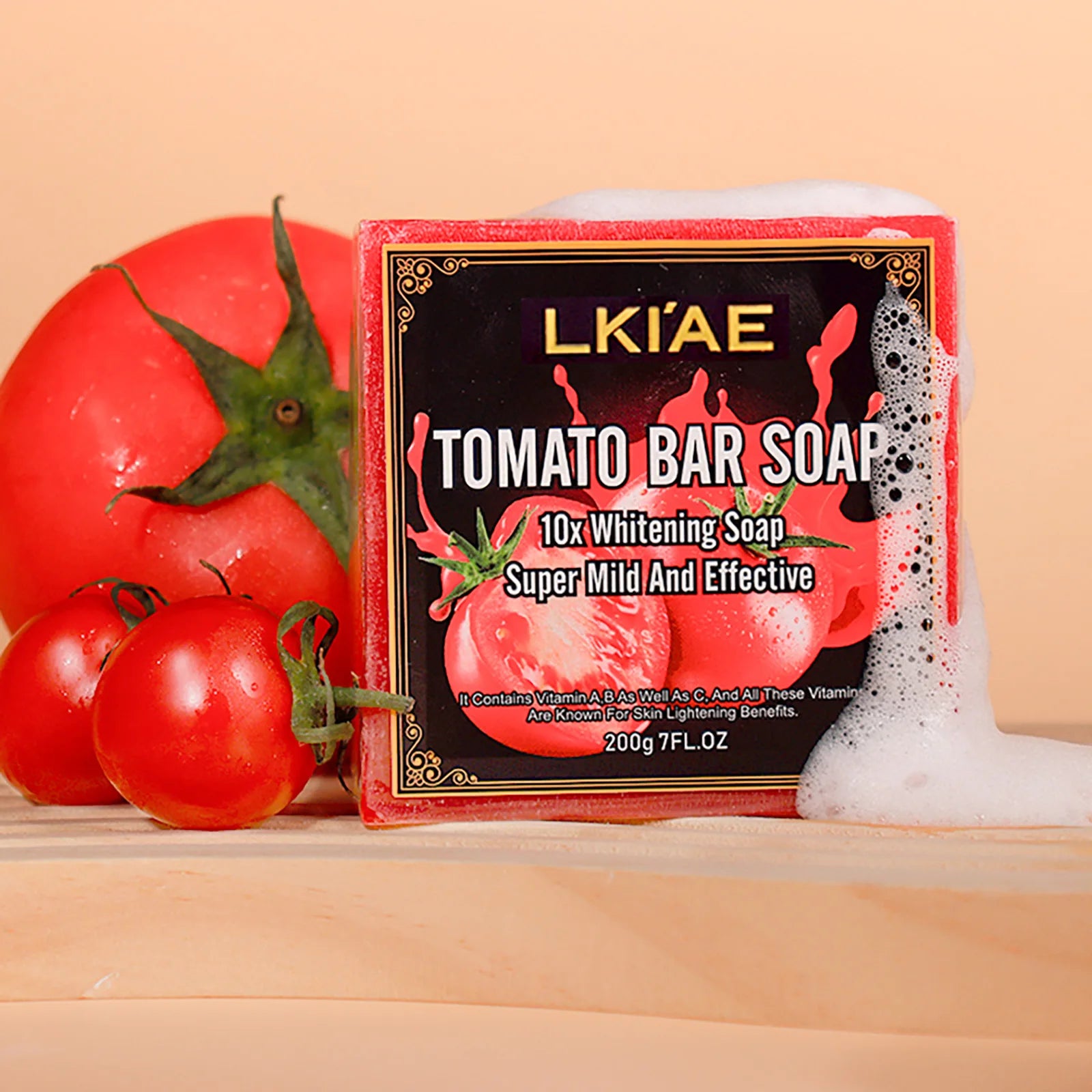 LKIAE Tomato Scented Natural Bar Soap – 200g