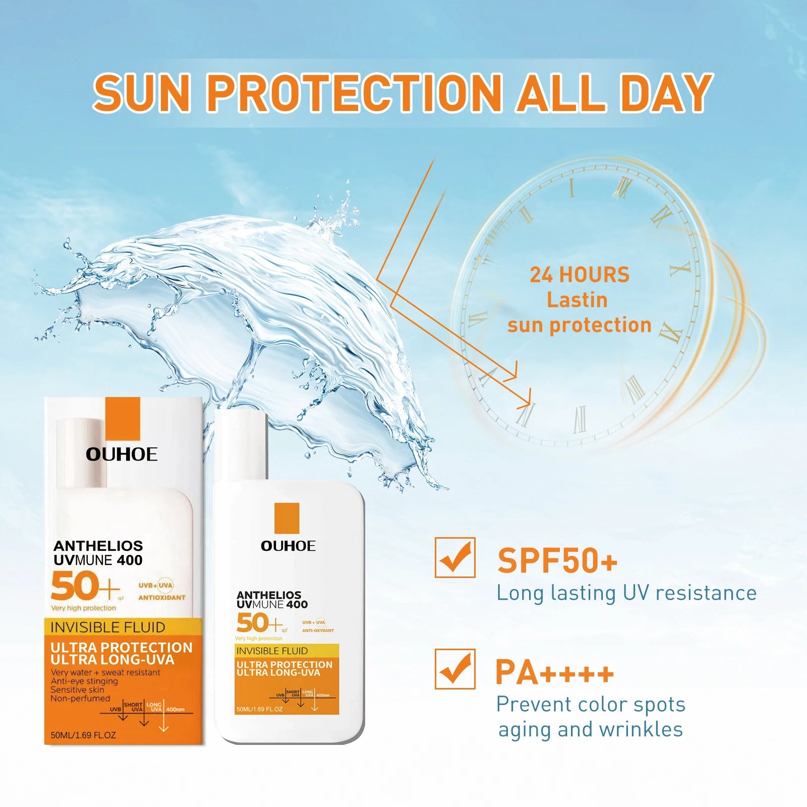 Invisible Fluid Sunscreen SPF 50+