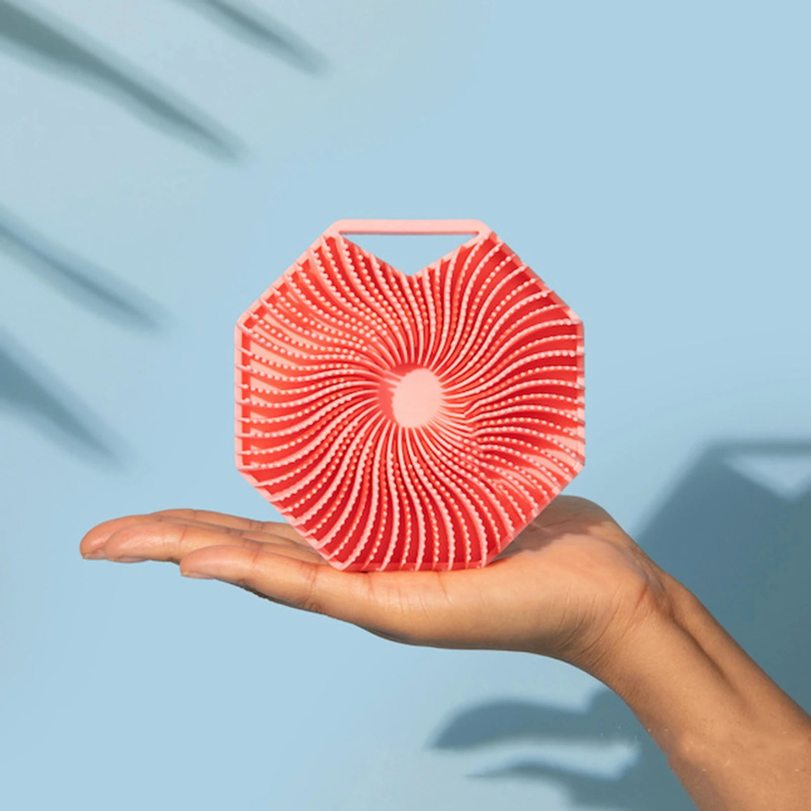 Polygon Silicone Body Scrubber Brush