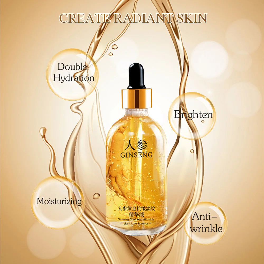100ml 24K Gold Hyaluronic Acid Whitening Face Serum