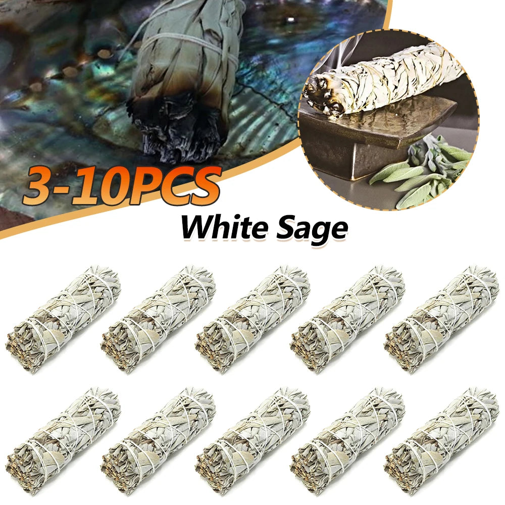 3-10PC Sage Smudge Stick Bundle