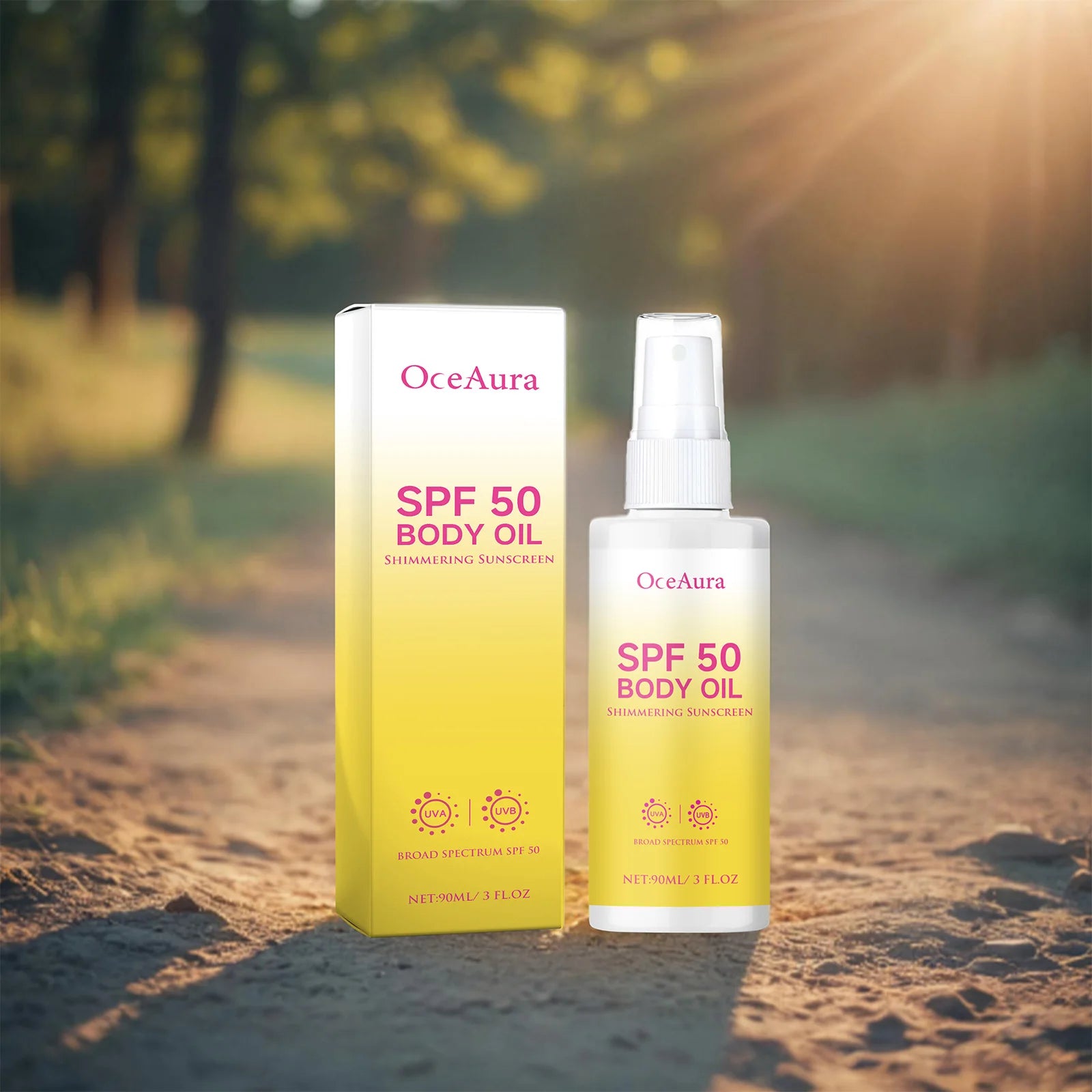 OceAura Body Oil Sunscreen SPF Sun Drops