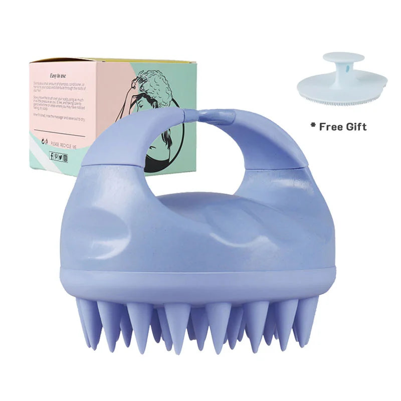 Biodegradable Silicone Scalp Brush Massager