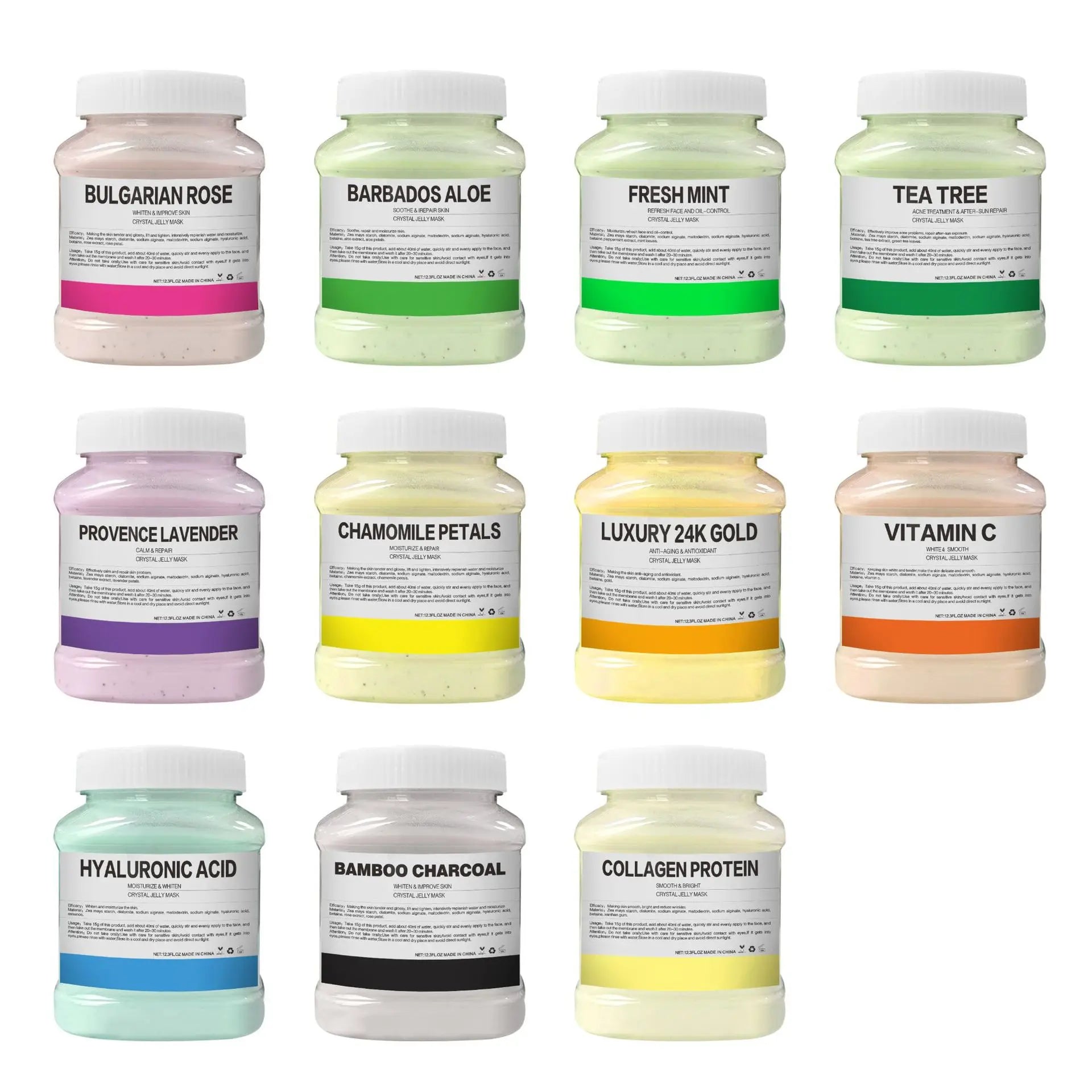 350g 24K Gold Rose Petal Soft Mask Powder