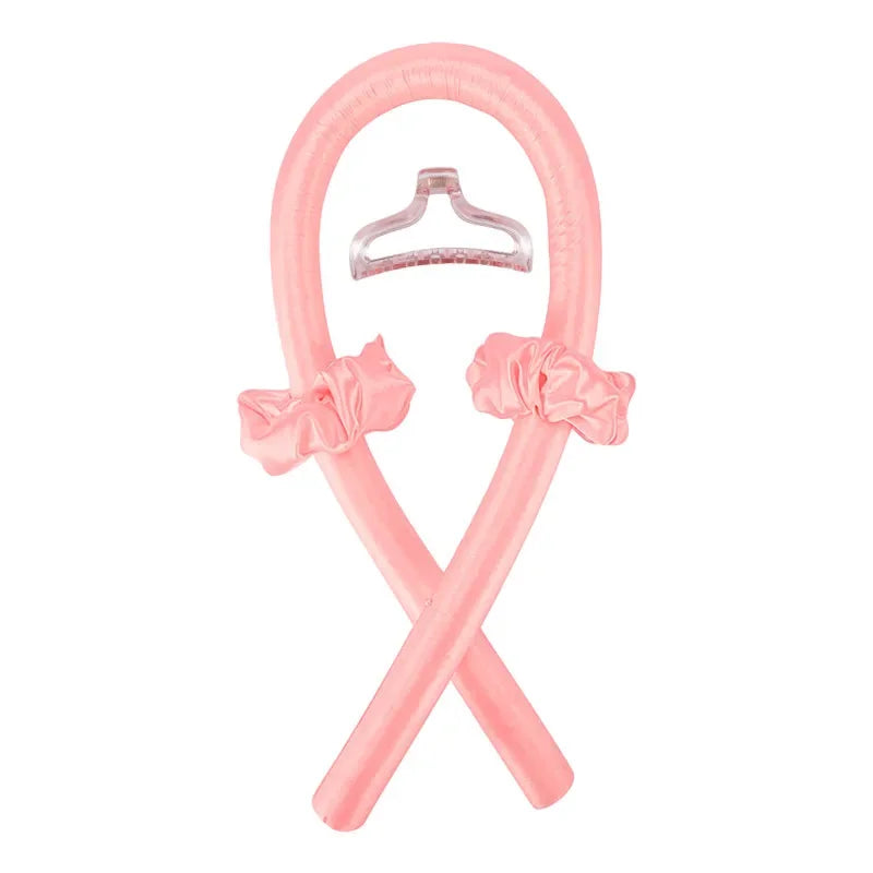 Heatless Silk Curling Rod Headband