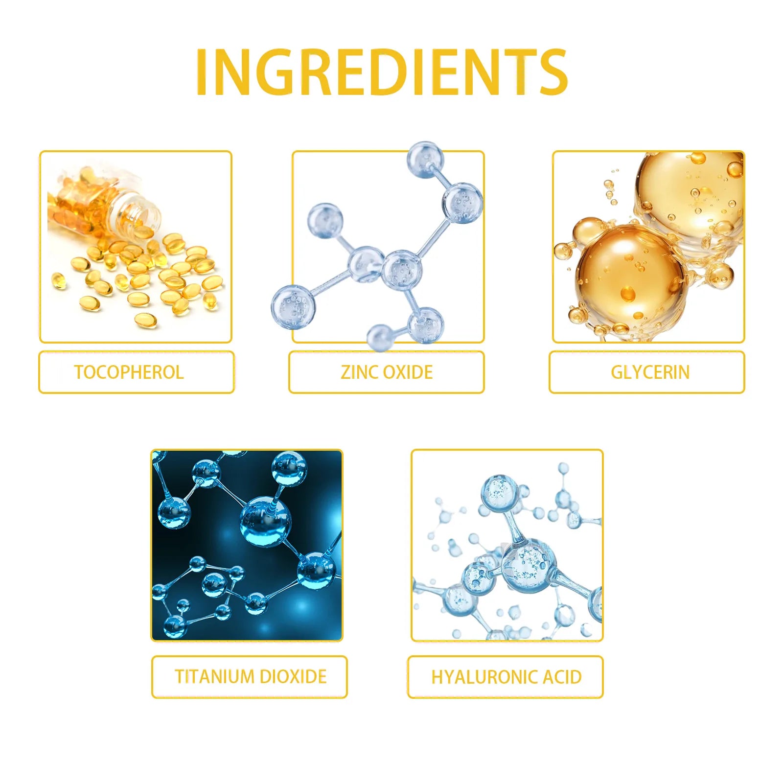 Sunscreen Cream Stick SPF 50+ UV Protective Waterproof Anti-Oxidant Sunblock